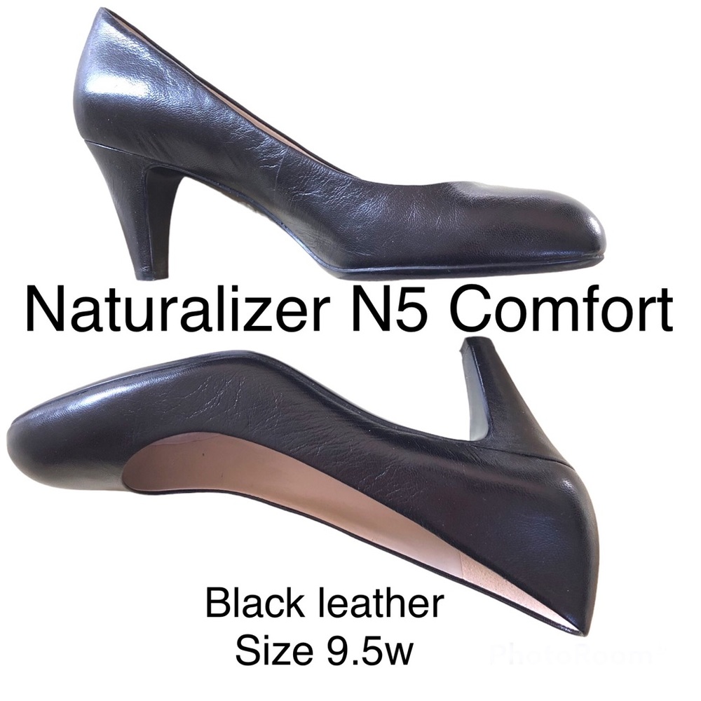 NEWLadies black pumps, 3” heel Naturalizer 9.5w gorgeous, comfortable never worn